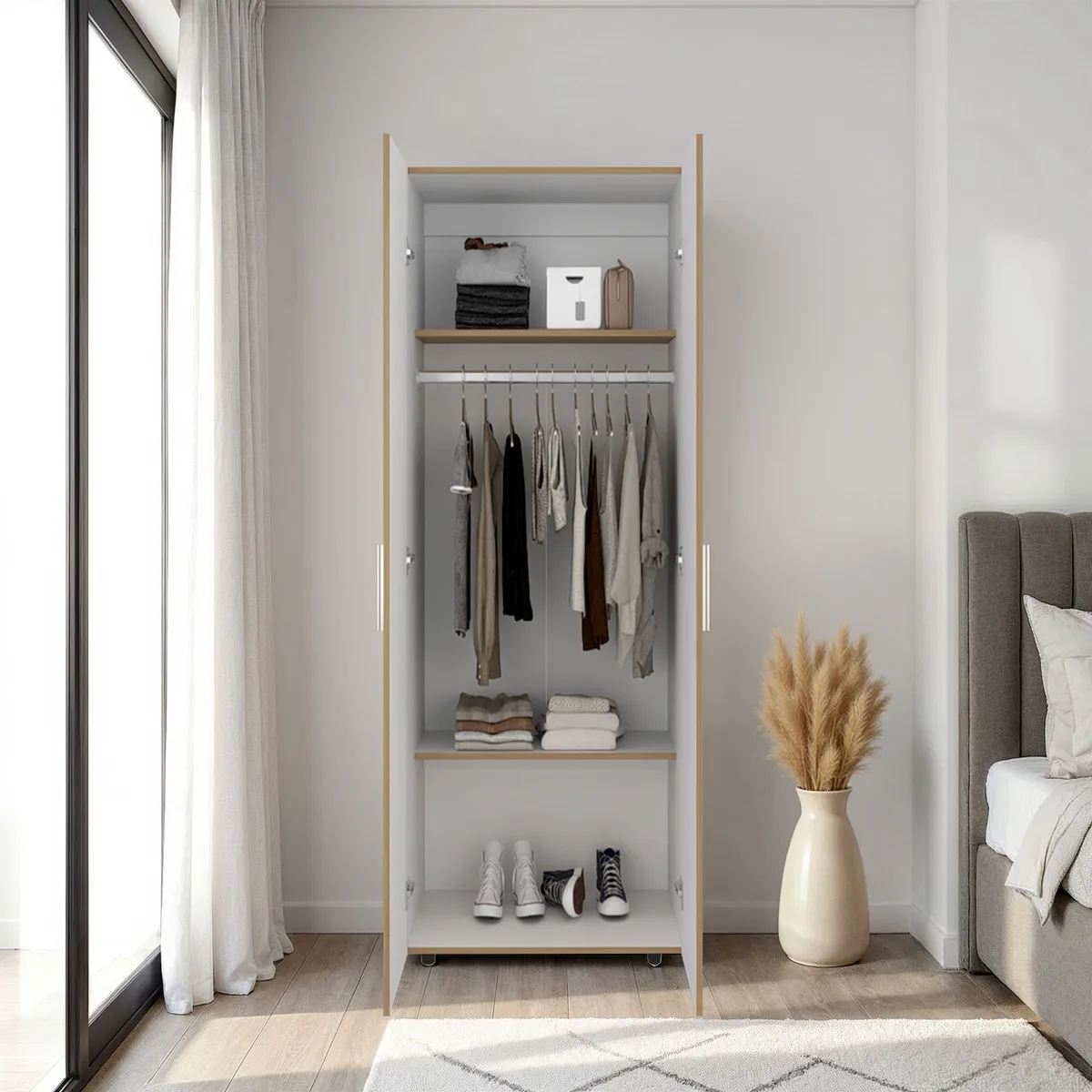 RTA MUEBLES - Closet hogar economico Fresno/blanco rta muebles cdb 8135_.