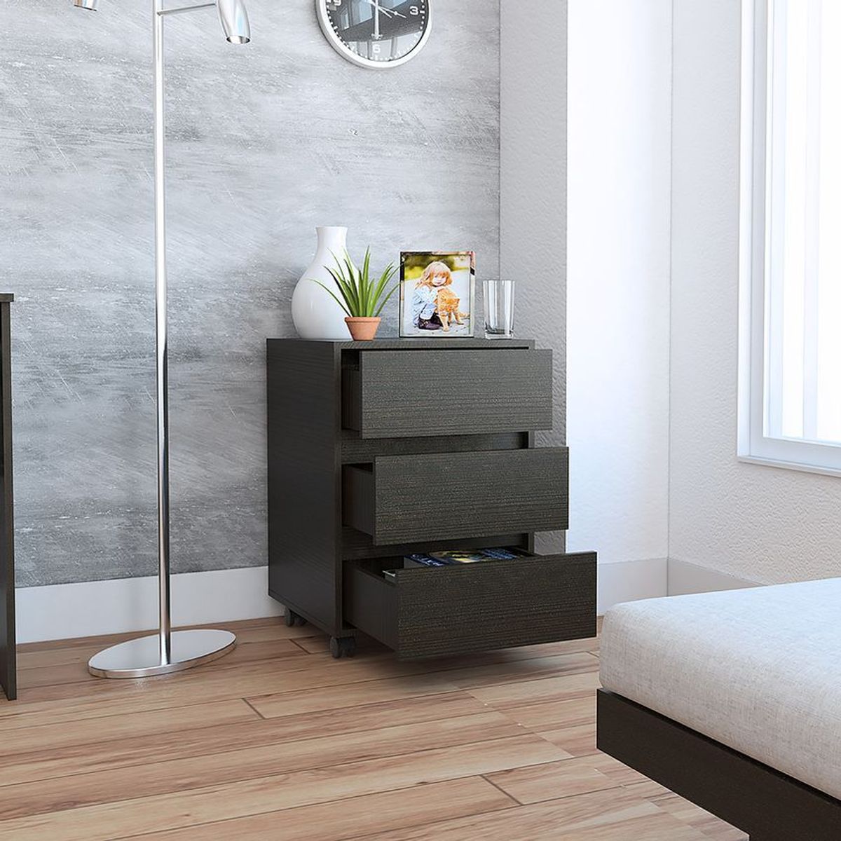 RTA MUEBLES - Cajonera officina wengue rta muebles clw 3304