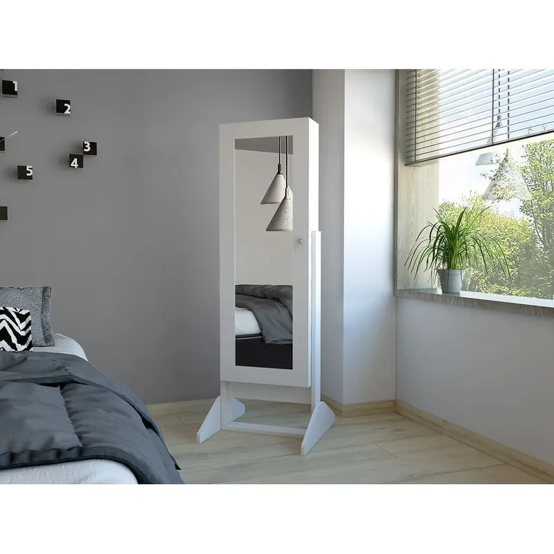 RTA MUEBLES - Joyero prisma rta muebles jlb 2306 blanco
