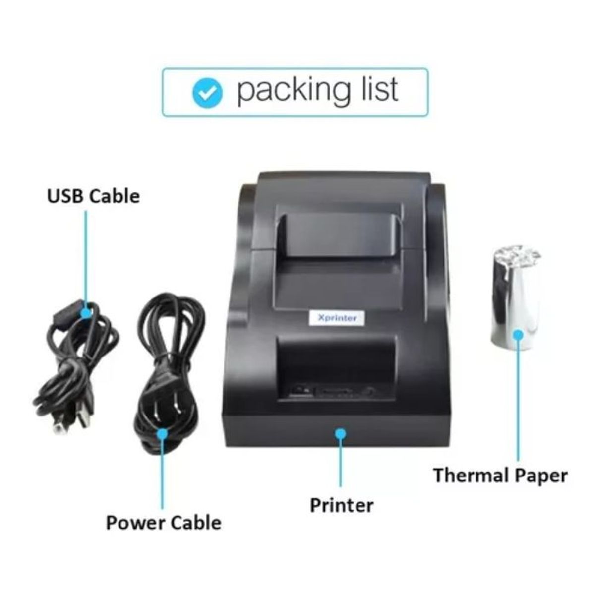GENERICO - Impresora térmica pos 58mm xprinter.