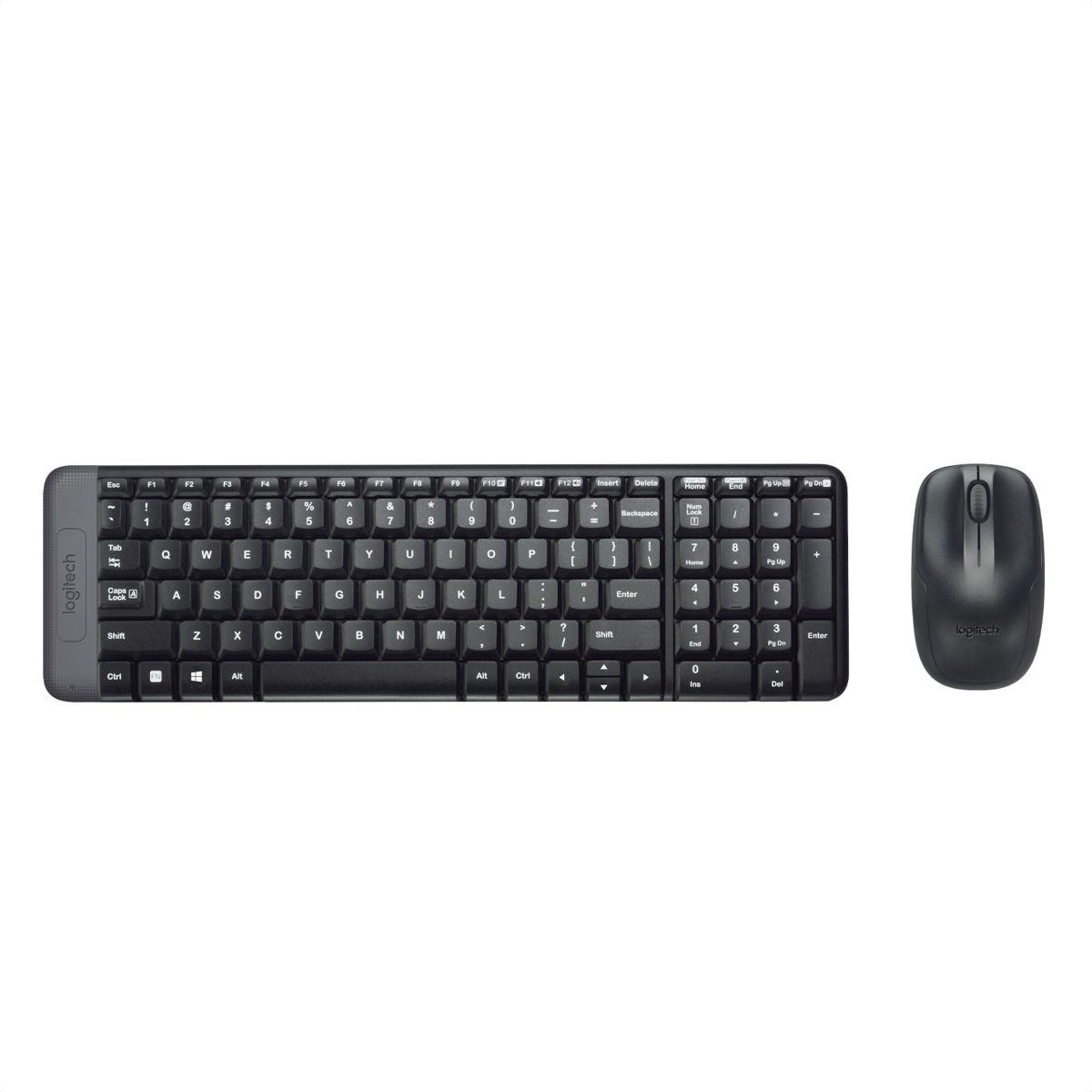 LOGITECH - Combo Teclado y Mouse Inalámbricos Logitech MK220 y Pad Mouse