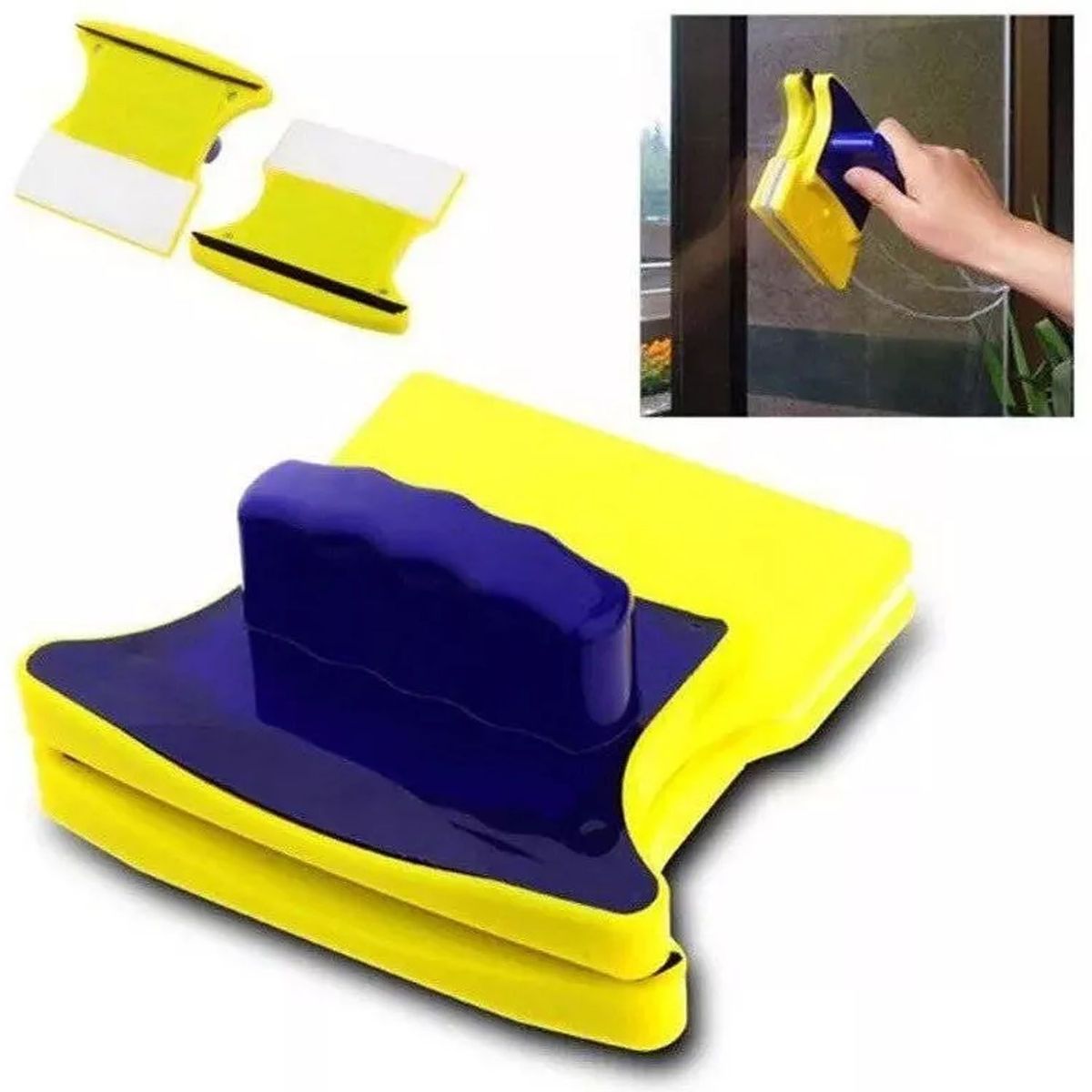 ONE PIXEL - Limpiavidrios Magnético Limpia Vidrios Facil En Alturas