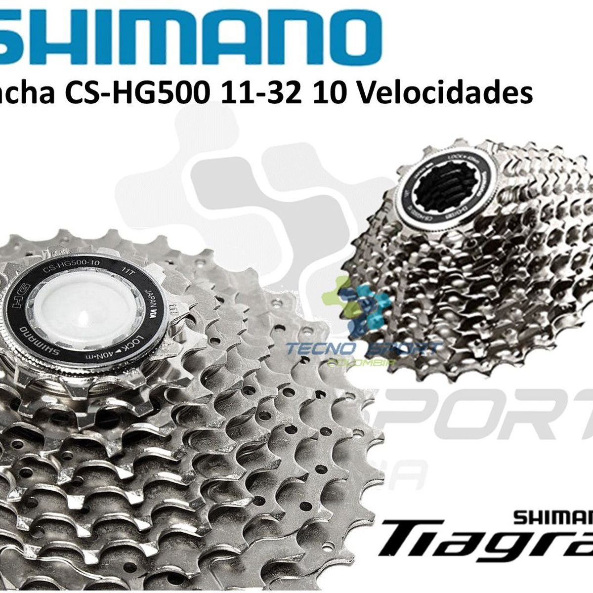 SHIMANO - Pacha Bicicleta Shimano Tiagra Cassette Hg500 10v 11-32