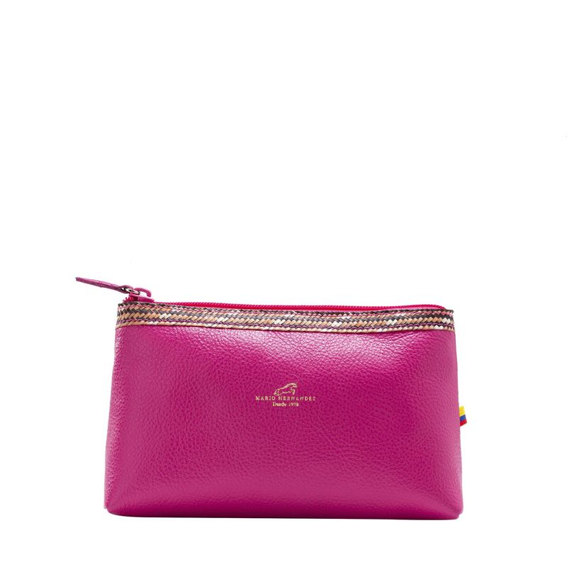 MARIO HERNANDEZ - Cosmetiquero Mediano Fucsia Caña Flecha