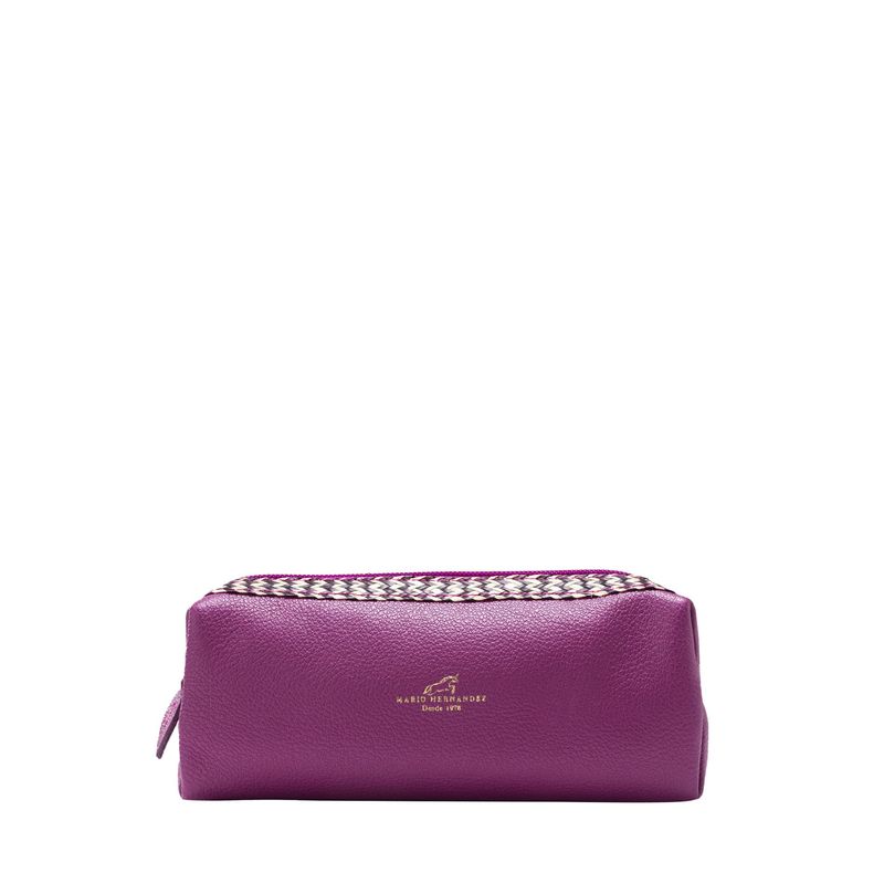 MARIO HERNANDEZ - Cosmetiquero Pequeño Morado Caña Flecha