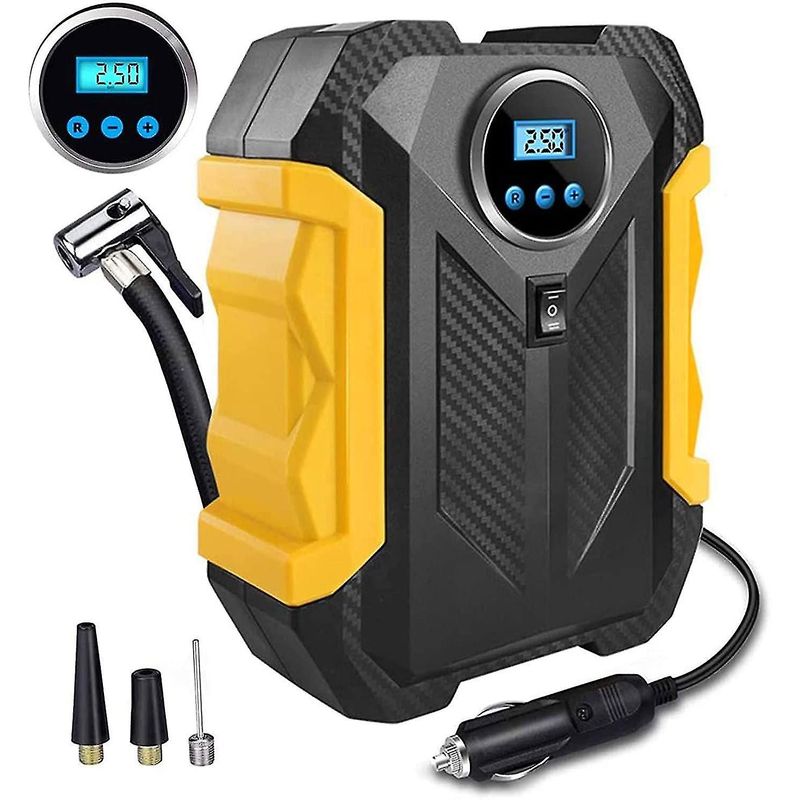 GENERICO - Compresor Para Vehículo digital Portatil Carsun 150psi 12v