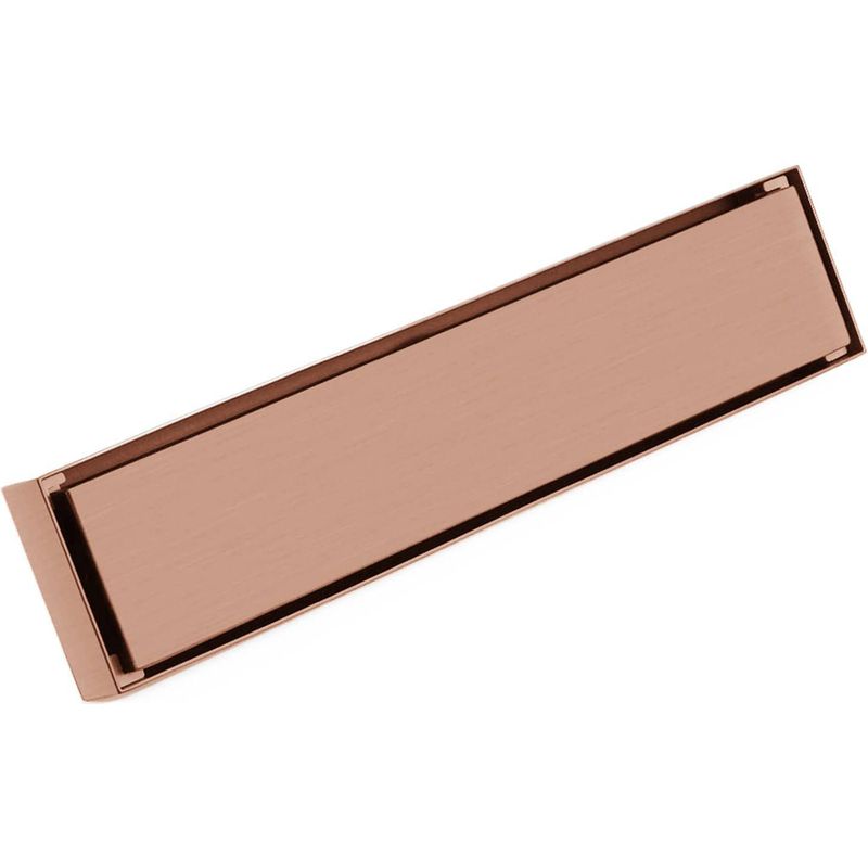 GENERICO - Rejilla Acero 60cm Panel Oculto Oro Rosa Opaco Antiolor Tames