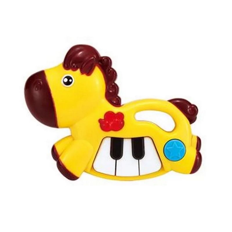 DAYOSHOP - Piano Caballo Organeta Musical Bebes Niño  Bateria Juguete