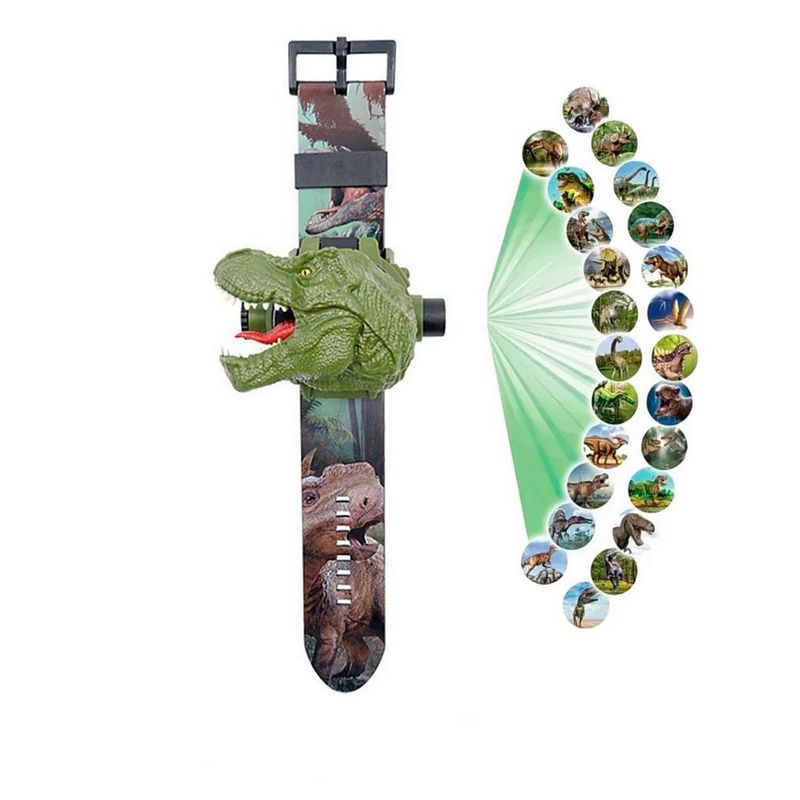 DAYOSHOP - Reloj Niño Proyector Luz Digital Dinosaurio Tiranosaurio Rex..