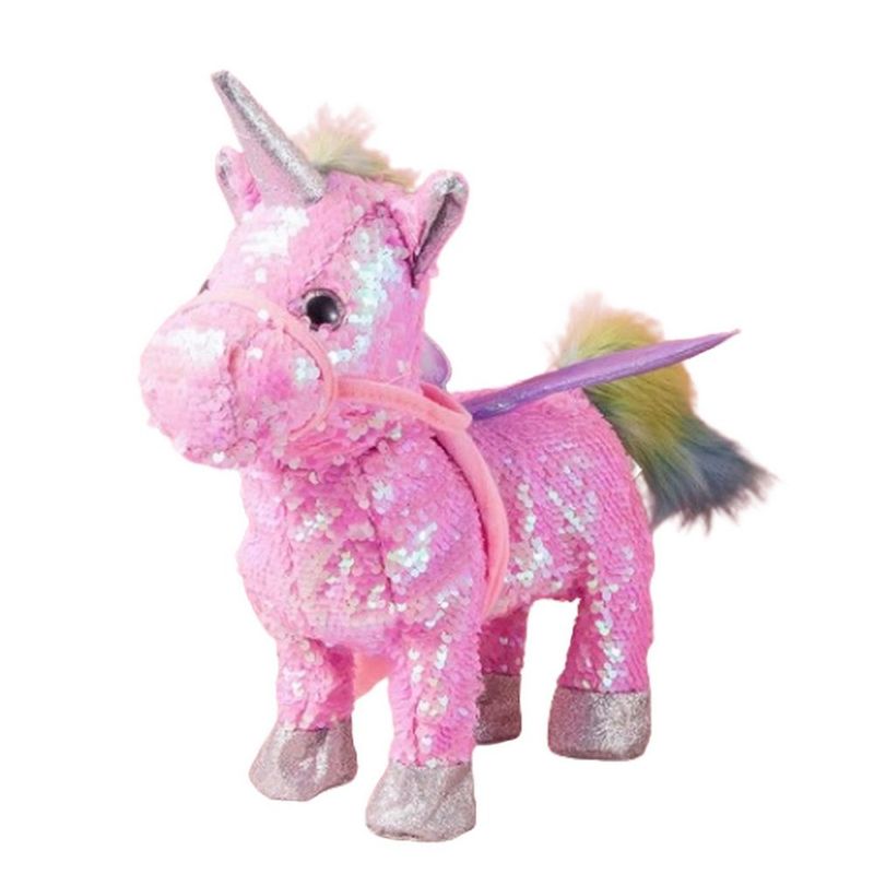 DAYOSHOP - Unicornio Pony Interactivo Sonido Musica Camina Baterias