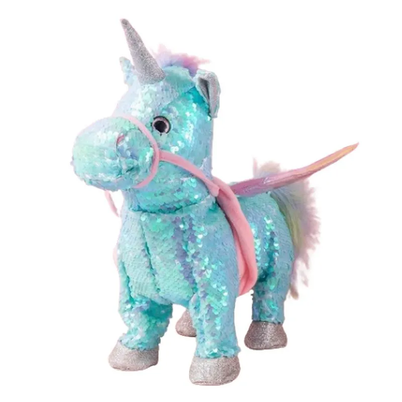 DAYOSHOP - Unicornio Pony Interactivo Sonido Musica Camina Baterias