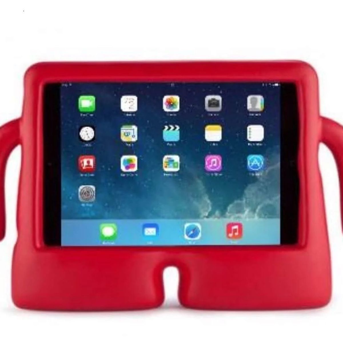 GENERICO - Estuche Forro De Niños Anti Golpes Para Samsung Tab A9 8.7 rojo