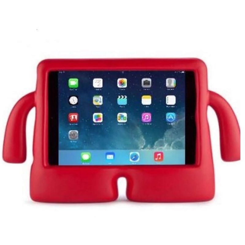 GENERICO - Estuche Forro De Niños Anti Golpes Para Samsung Tab A9 8.7 rojo