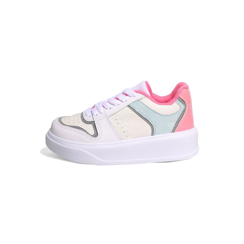 TELLENZI - Tenis Infantil Blanco-Rosa Tellenzi 201