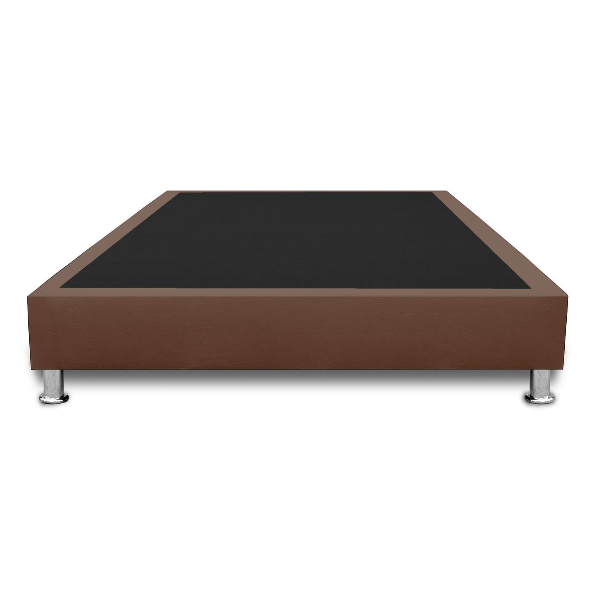 MAGIC CLASS - BASE CAMA SOMMIER 90X190 MICROFIBRA CAFÉ