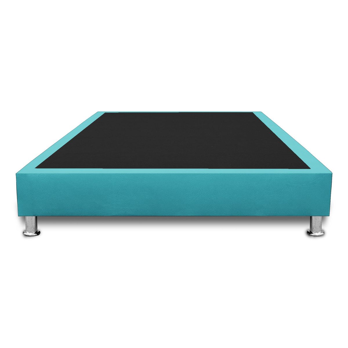 MAGIC CLASS - BASE CAMA SOMMIER 90X190 ECOCUERO AZUL