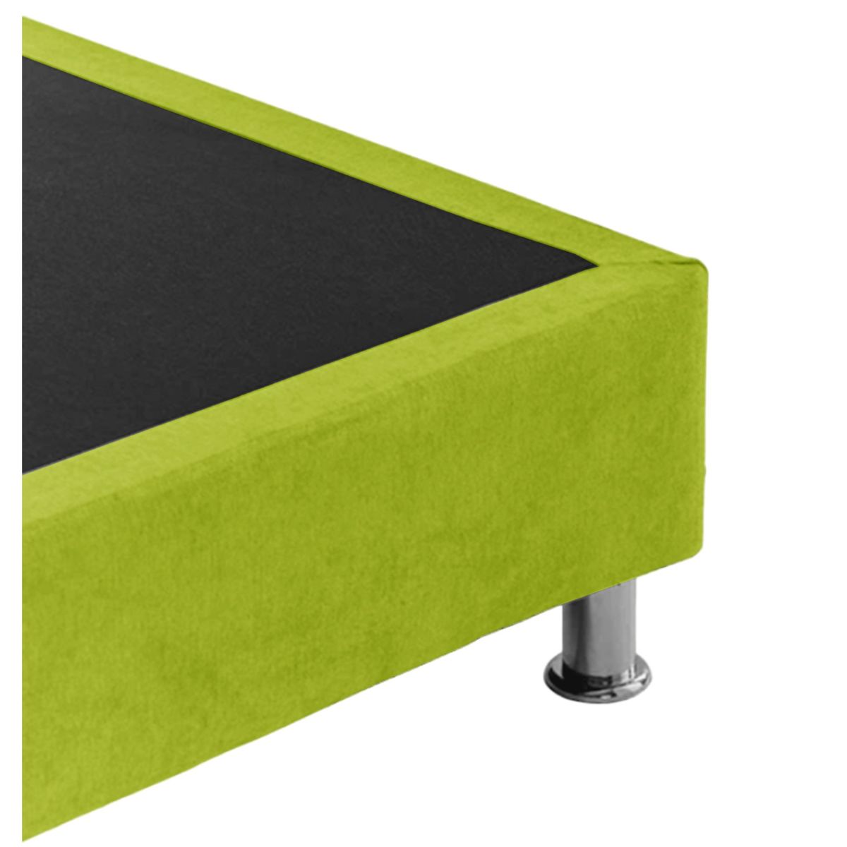 MAGIC CLASS - BASE CAMA SOMMIER 90X190 ECOCUERO VERDE