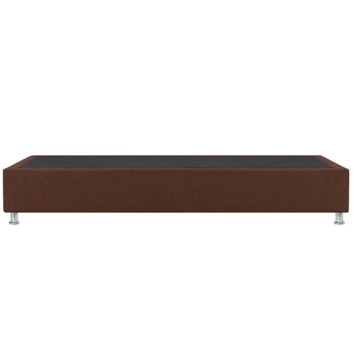 MAGIC CLASS - BASE CAMA SOMMIER 100x190 MICROFIBRA CAFÉ