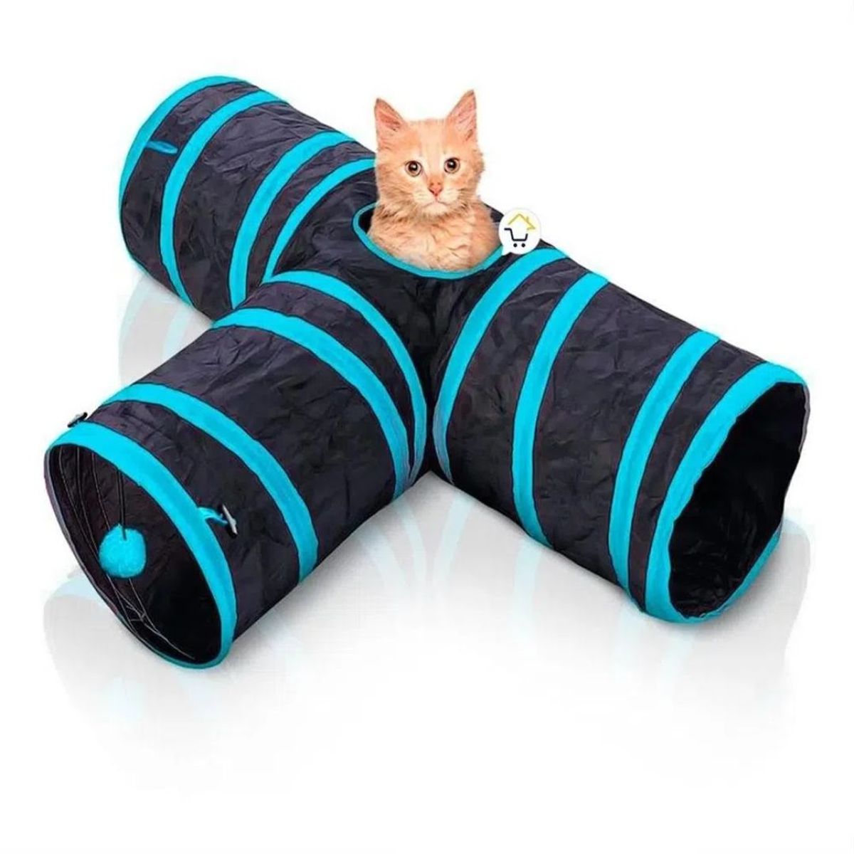 AFM - Juguete Túnel 3 salidas para gatos