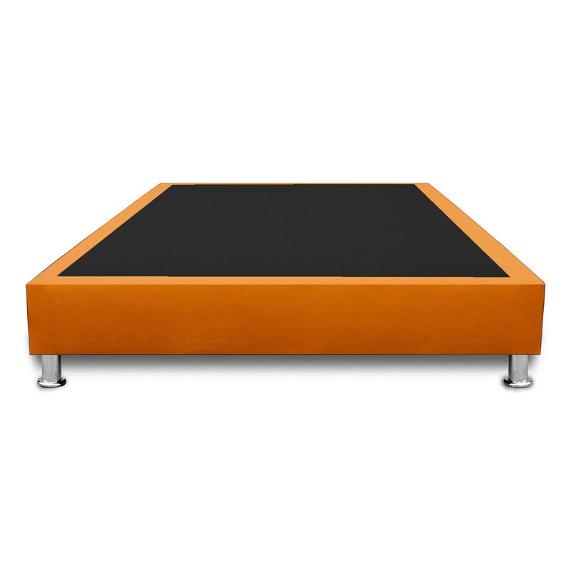 MAGIC CLASS - BASE CAMA SOMMIER 90X190 MICROFIBRA NARANJA