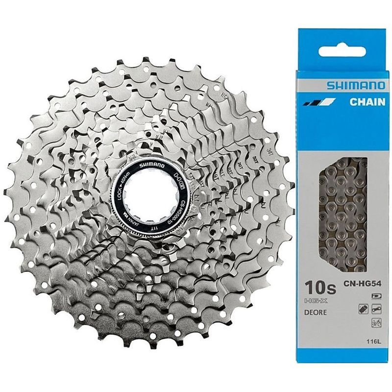 SHIMANO - Pacha  Cadenilla Shimano Bicicleta Ruta 10v Cassette
