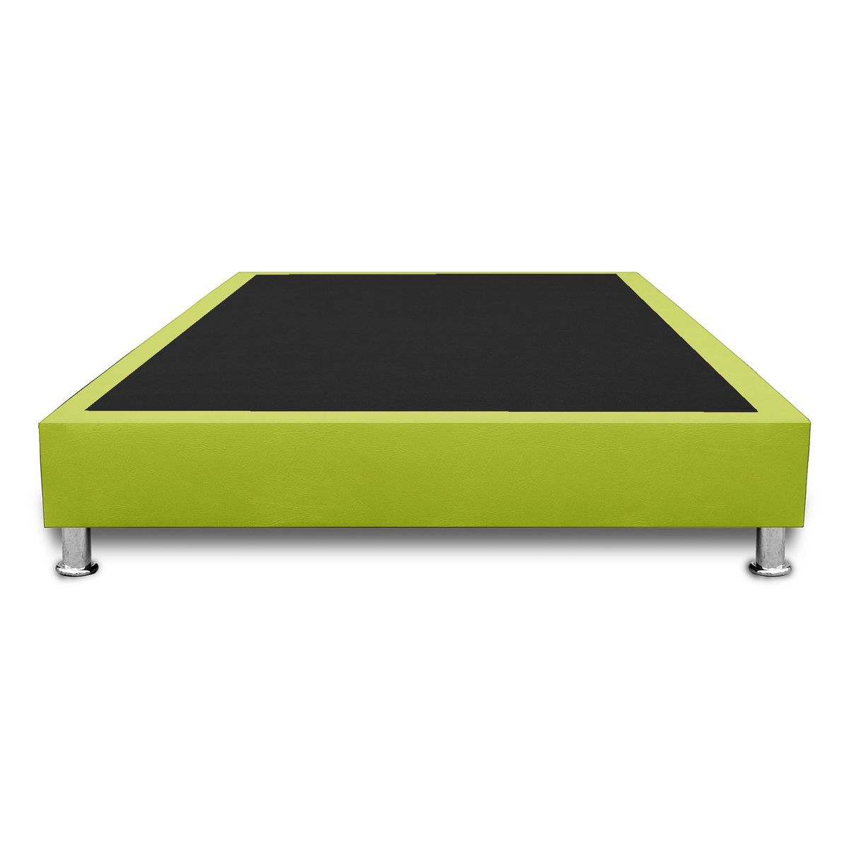 MAGIC CLASS - BASE CAMA SOMMIER 90X190 MICROFIBRA VERDE