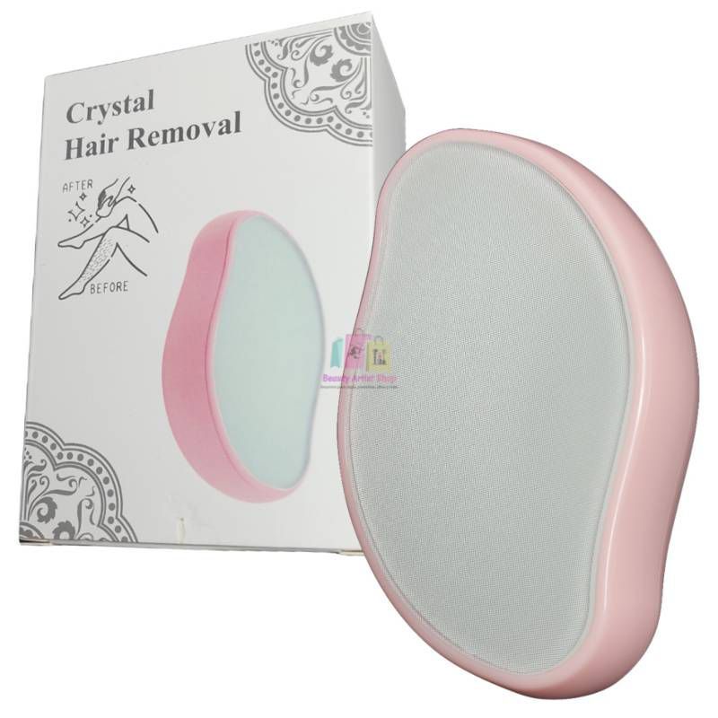 GENERICO - Depiladora Corporal Piedra Afeitadora Cristal Manual Piel Suave Rosa