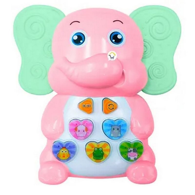 DAYOSHOP - Piano Elefante Mordedor Musical Bebes Niño  Bateria Juguete