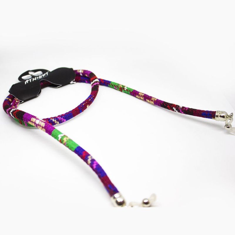 AT NIGHT SUNGLASSES - Cuelga gafas At night Étnico morado_.