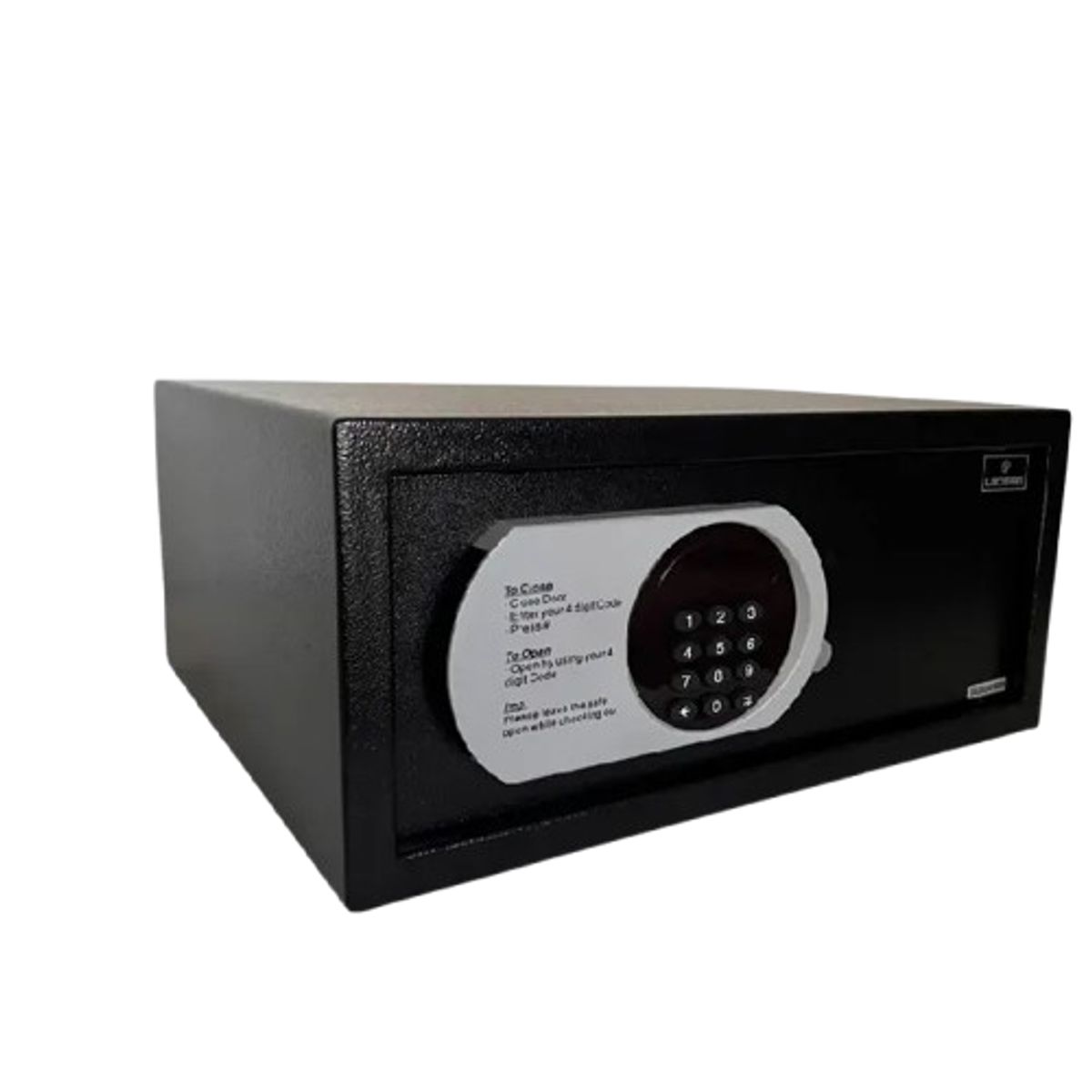 GENERICO - Caja Fuerte Electrónica Digital Para Hotel - Caja De Seguridad - Color Negra