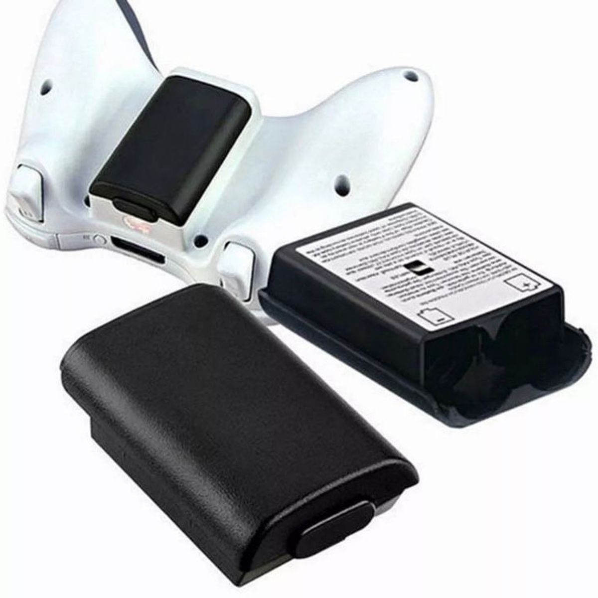 GENERICO - Portapilas/ Caja/ Tapa Para Pilas De Control Xbox 360 1 Unidad