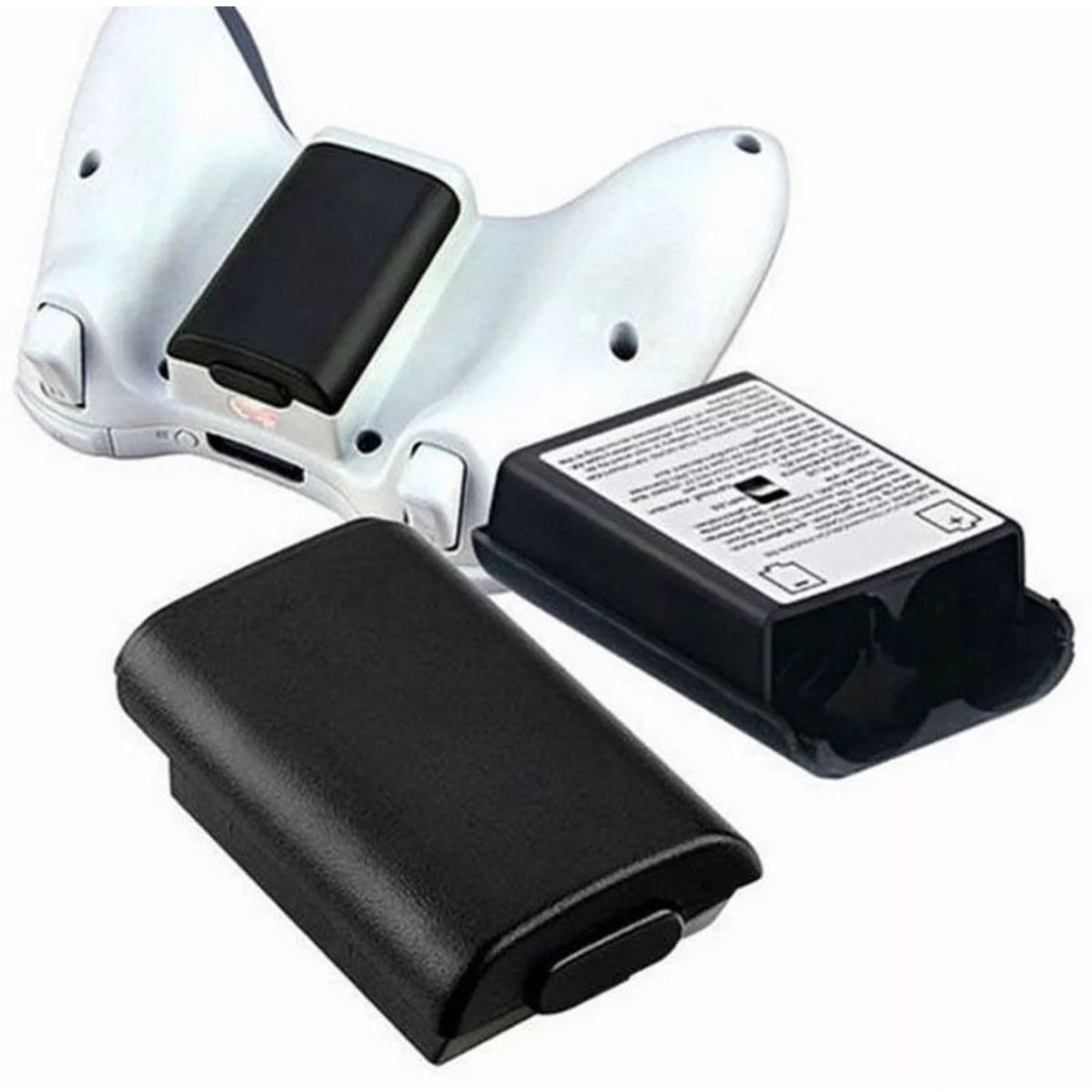 GENERICO - Portapilas/ Caja/ Tapa Para Pilas De Control Xbox 360 1 Unidad