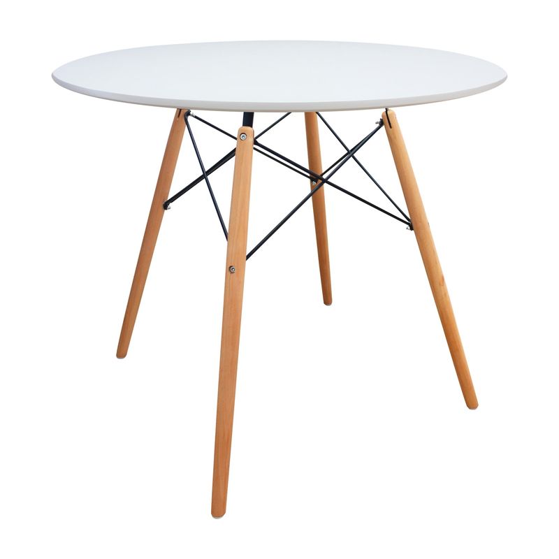 BOXBIT - Mesa DKR Tipo Eames Tapa de Madera