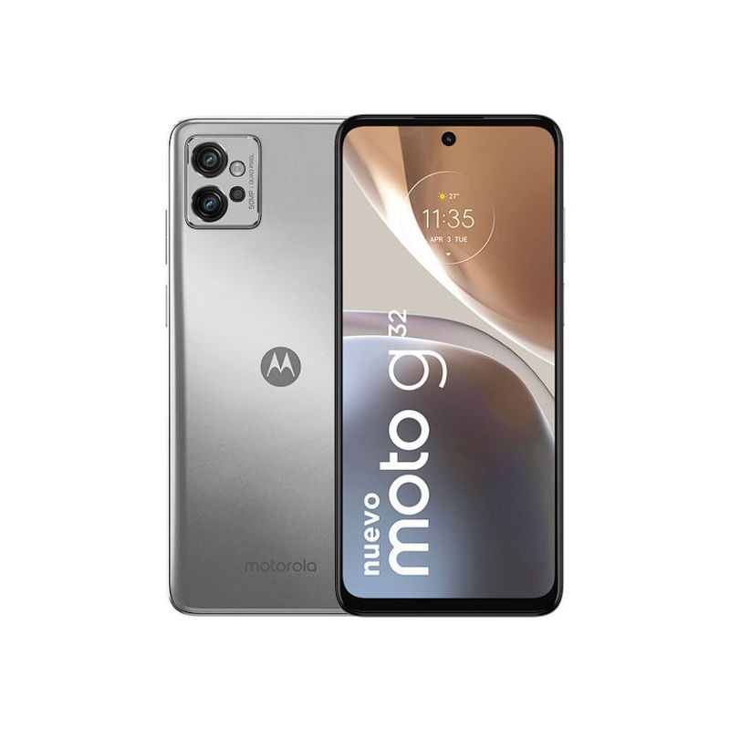 MOTOROLA - Motorola Moto G32 128GB 4 RAM Plata satinado
