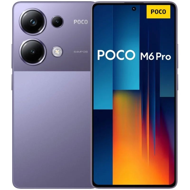 XIAOMI - Celular Xiaomi Poco M6 Pro  512Gb  12ram  64mp Morado