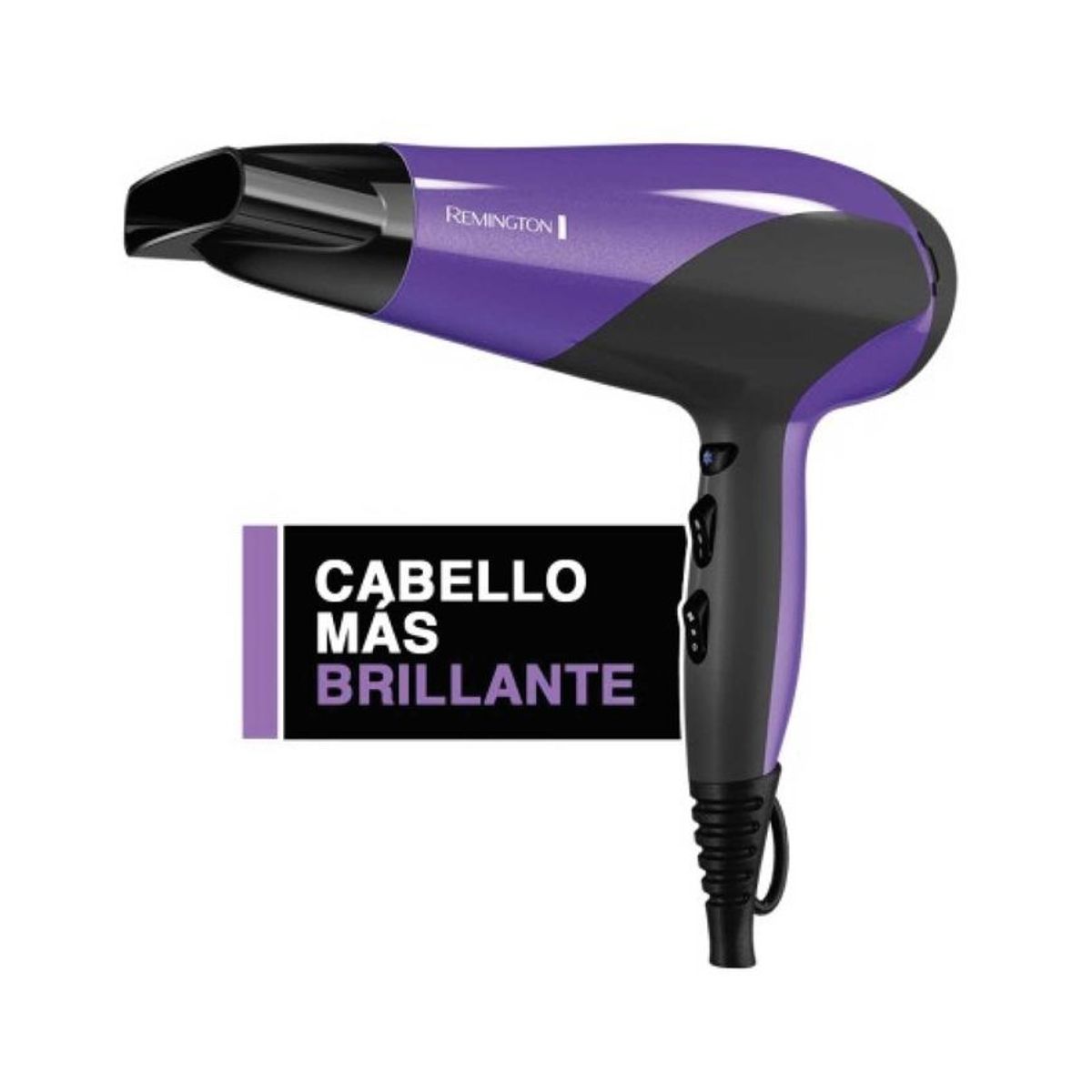 REMINGTON - Secador de cabello remington d3190 damage protection - moradonegro