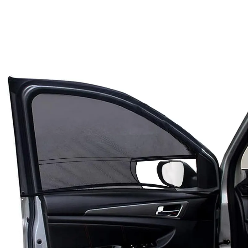 VELBROS - Parasol Ventana Delantera Carro Cortina Tapasol Protector X1 - Negro