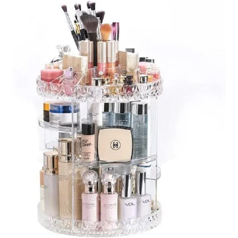 GENERICO - Organizador Giratorio De Maquillaje 360