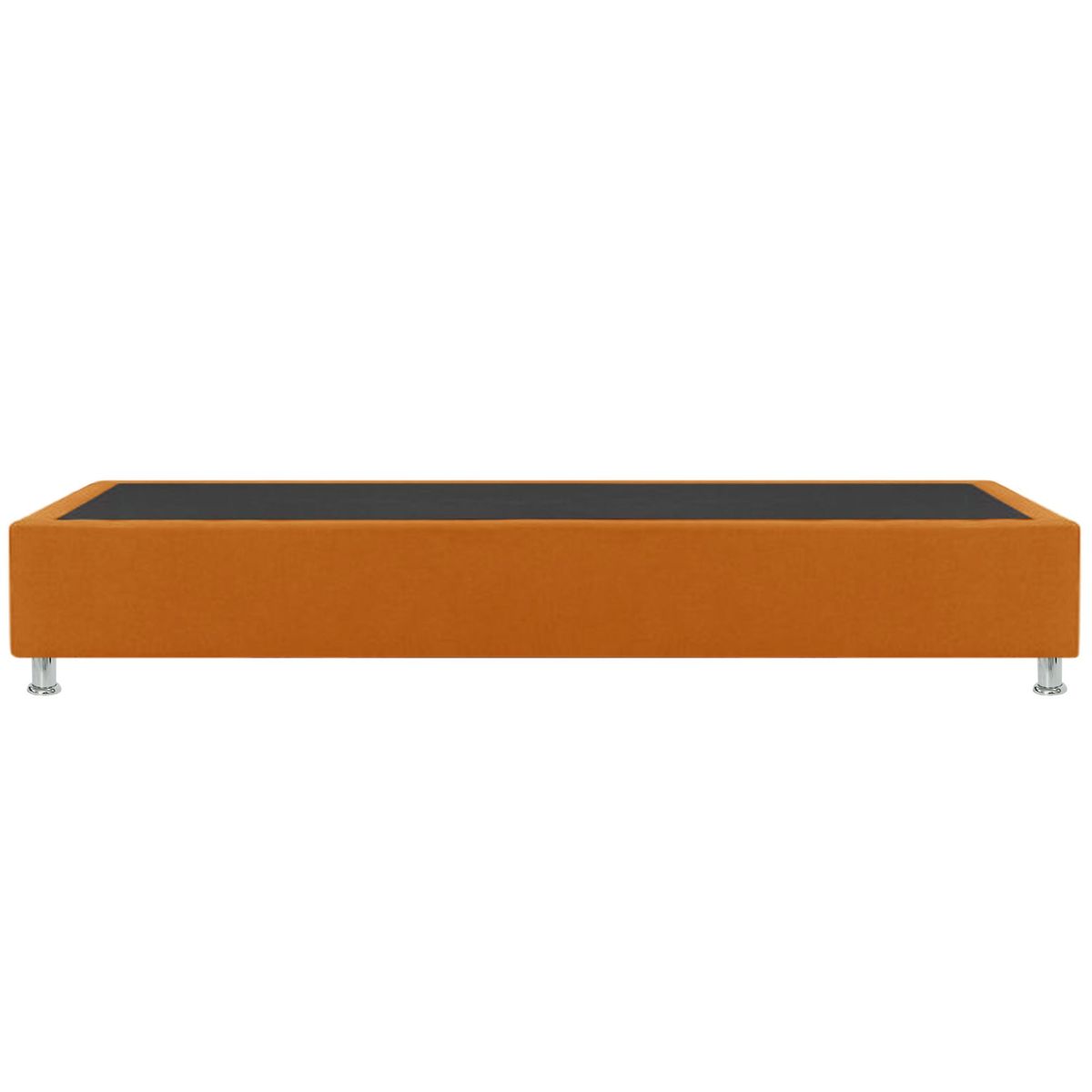MAGIC CLASS - BASE CAMA SOMMIER 120X190 MICROFIBRA NARANJA