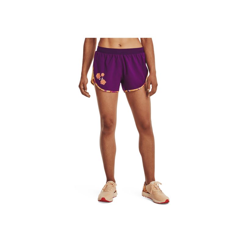 UNDER ARMOUR - Short Mujer Under Armour FLY BY ELITE DODT SH Purpura UNDER ARMOUR