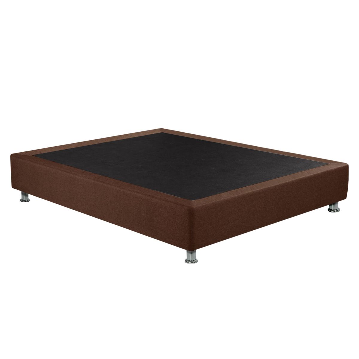 MAGIC CLASS - Base Cama Sommier Doble Ecocuero Antideslizante 140X190 Cm con Patas Metálic Magic Class