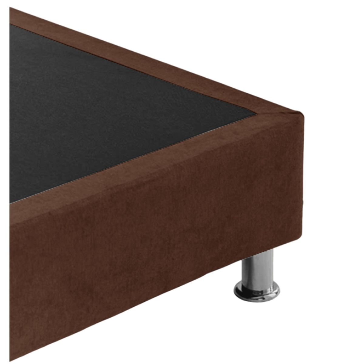 MAGIC CLASS - Base Cama Sommier Doble Ecocuero Antideslizante 140X190 Cm con Patas Metálic Magic Class