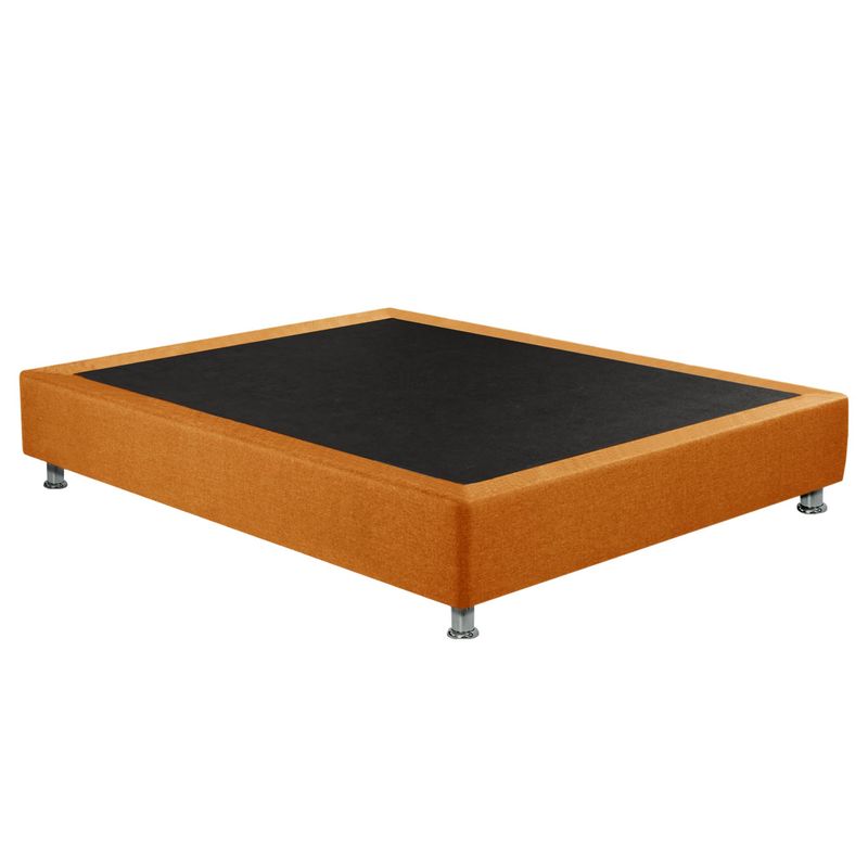 MAGIC CLASS - BASE CAMA SOMMIER 140X190 ECOCUERO NARANJA