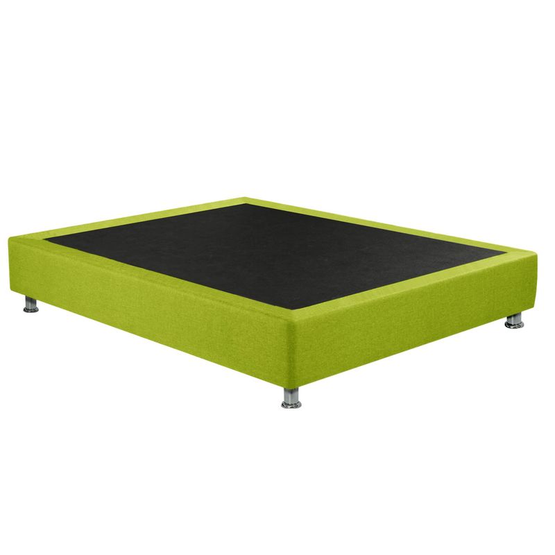 MAGIC CLASS - BASE CAMA SOMMIER 140X190 ECOCUERO VERDE