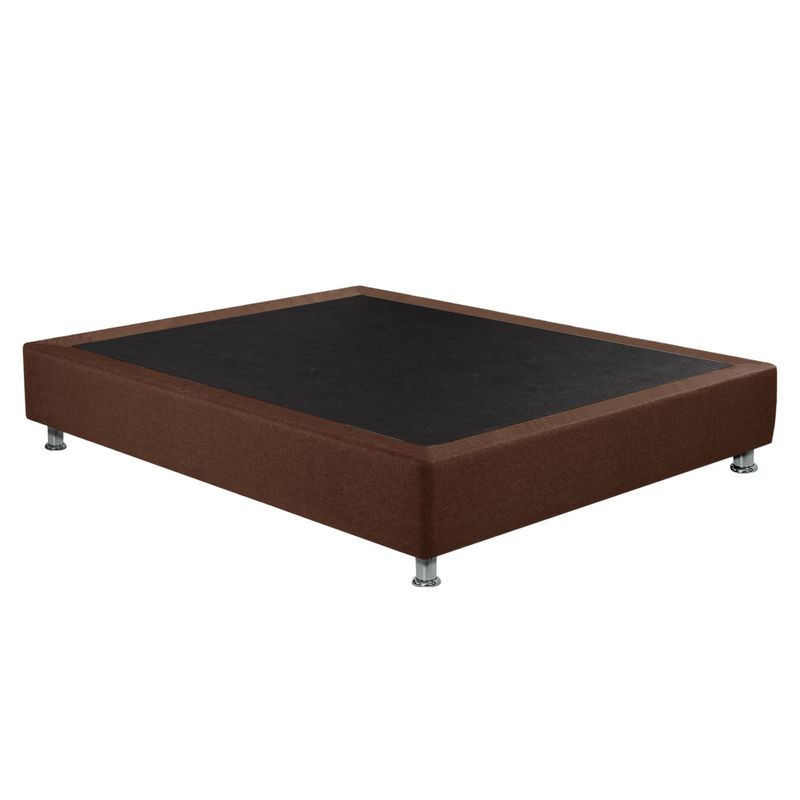 MAGIC CLASS - BASE CAMA SOMMIER 140X190 MICROFIBRA CAFÉ