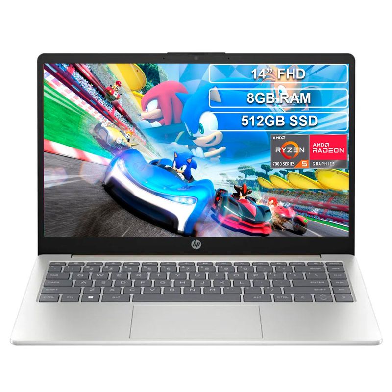 HP - Laptop Hp 14-em0014la Ryzen 5 7520u 8gb 512gb 14 Dorado