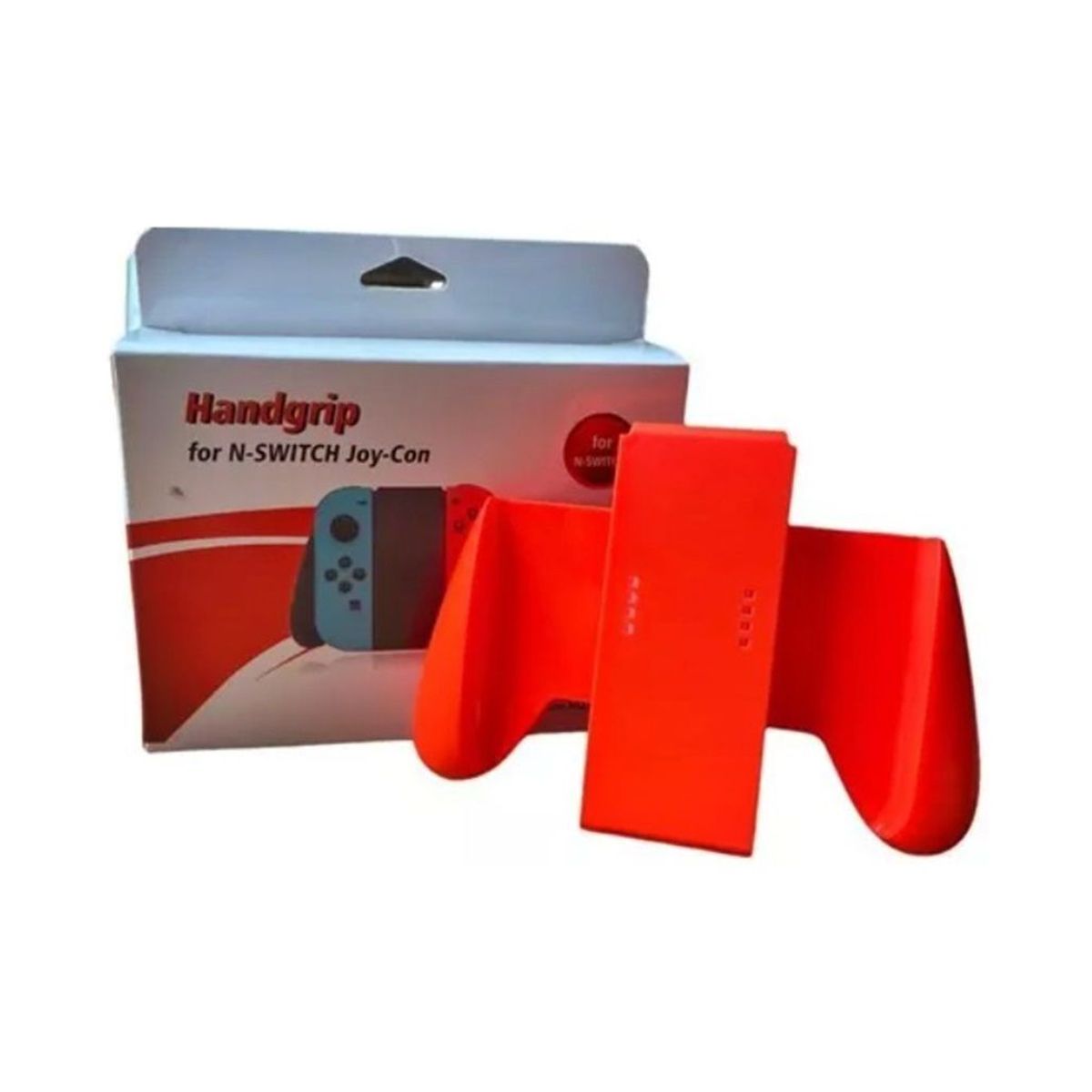 GENERICO - Hand Grip Soporte Naranja Para Joycon Switch