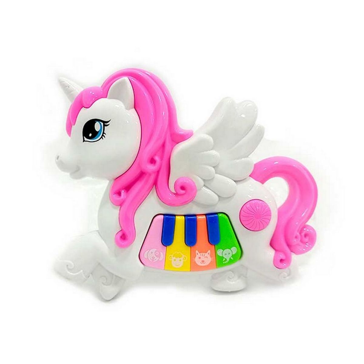 DAYOSHOP - Piano Unicornio Pony Musical Bebes Niñas Juguete  Baterias