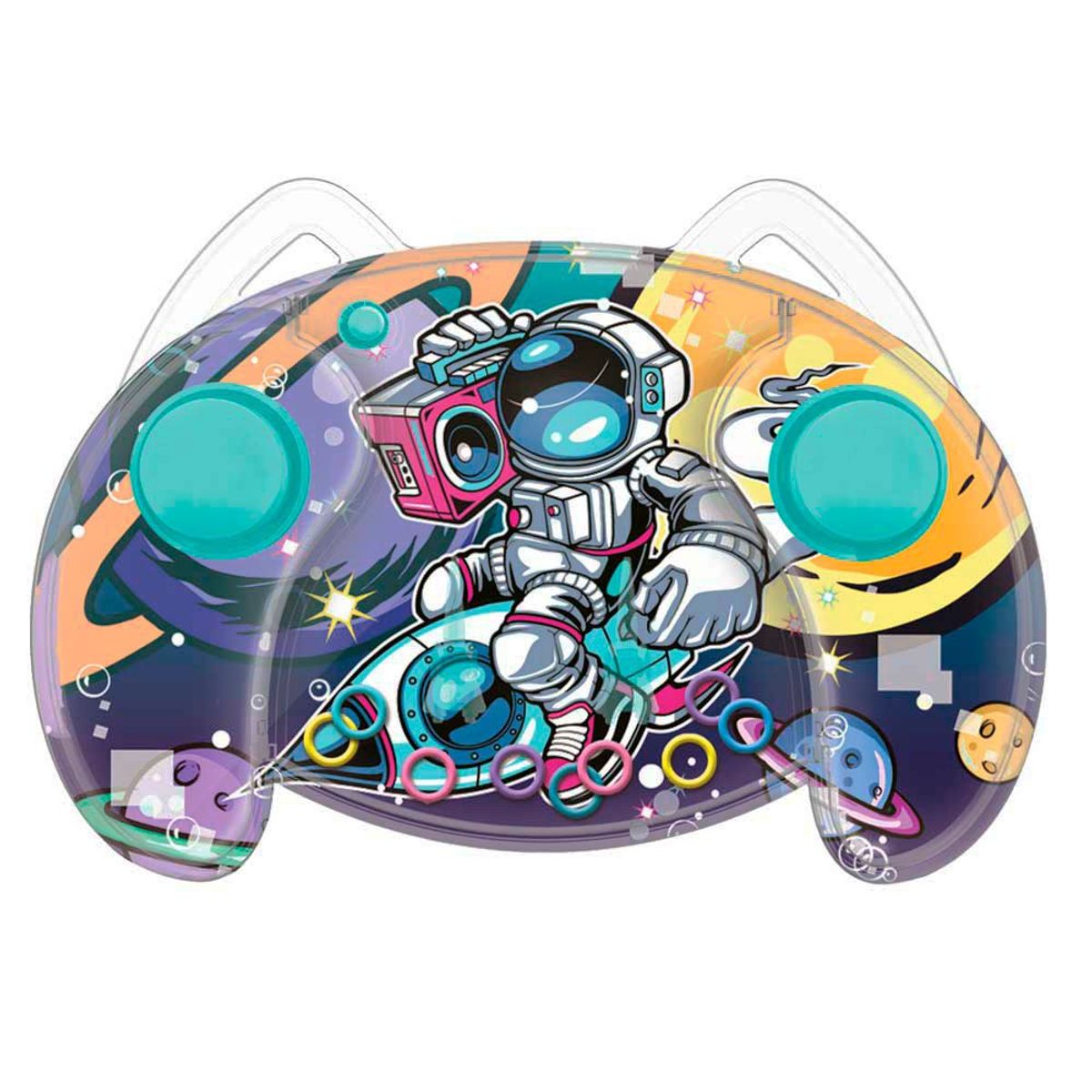 DAYOSHOP - Juguete Anillos Diseño Atari De Agua De Astronauta Cosmos