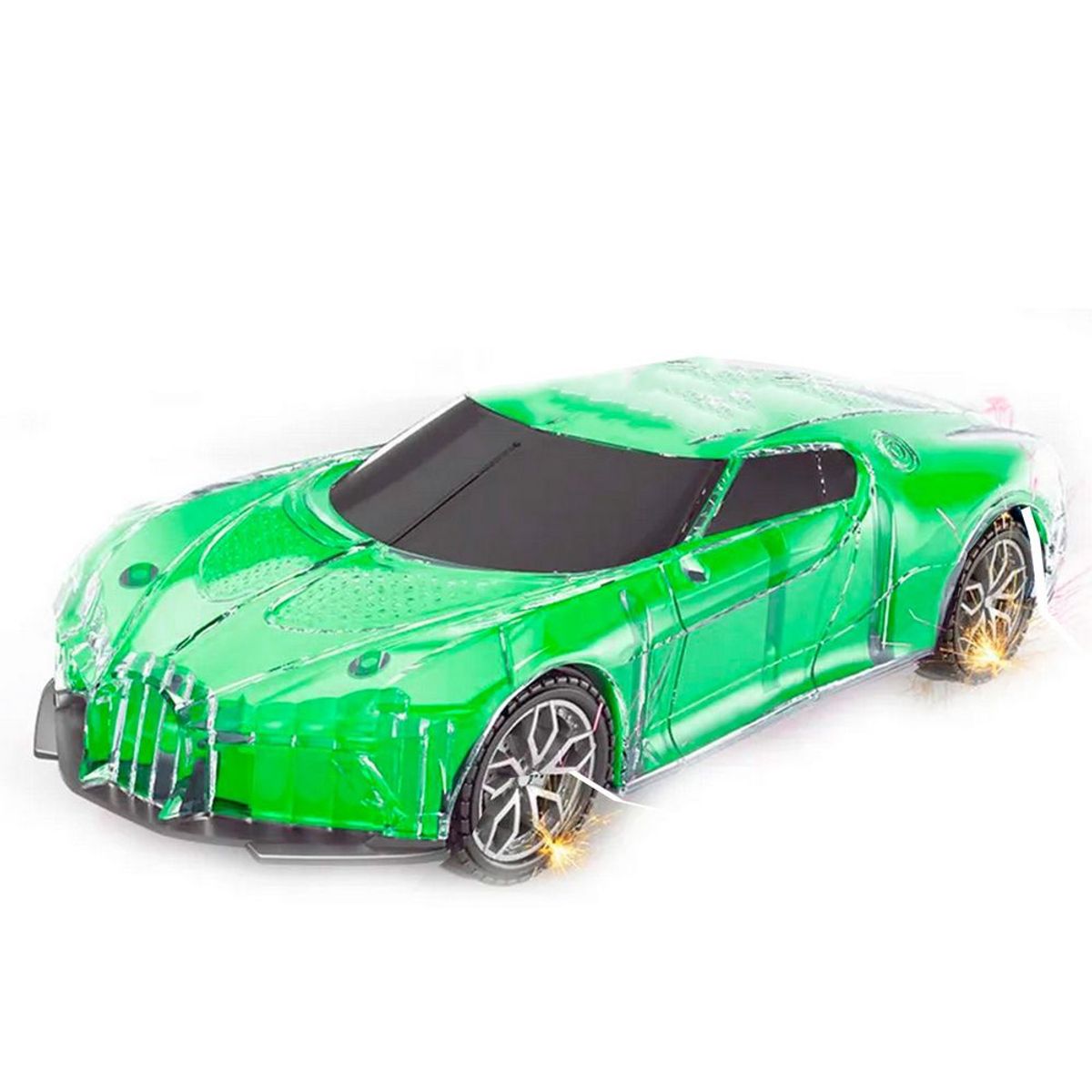 DAYOSHOP - Carro Deportivo Carrera Luces Sonido Movimiento Baterias